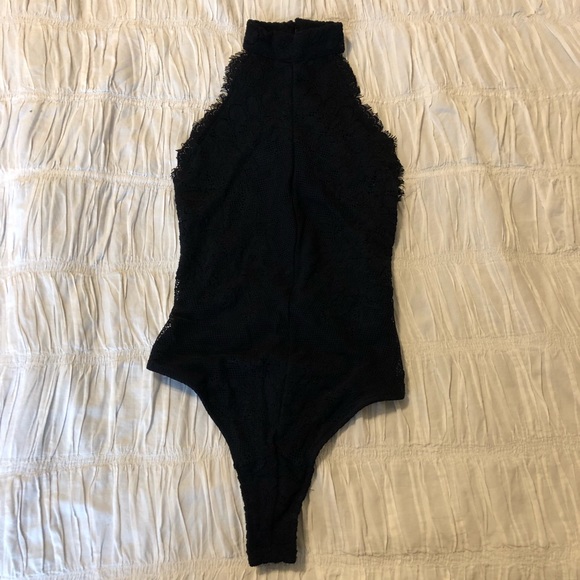 Free People Tops - Black lace free people bodysuit
